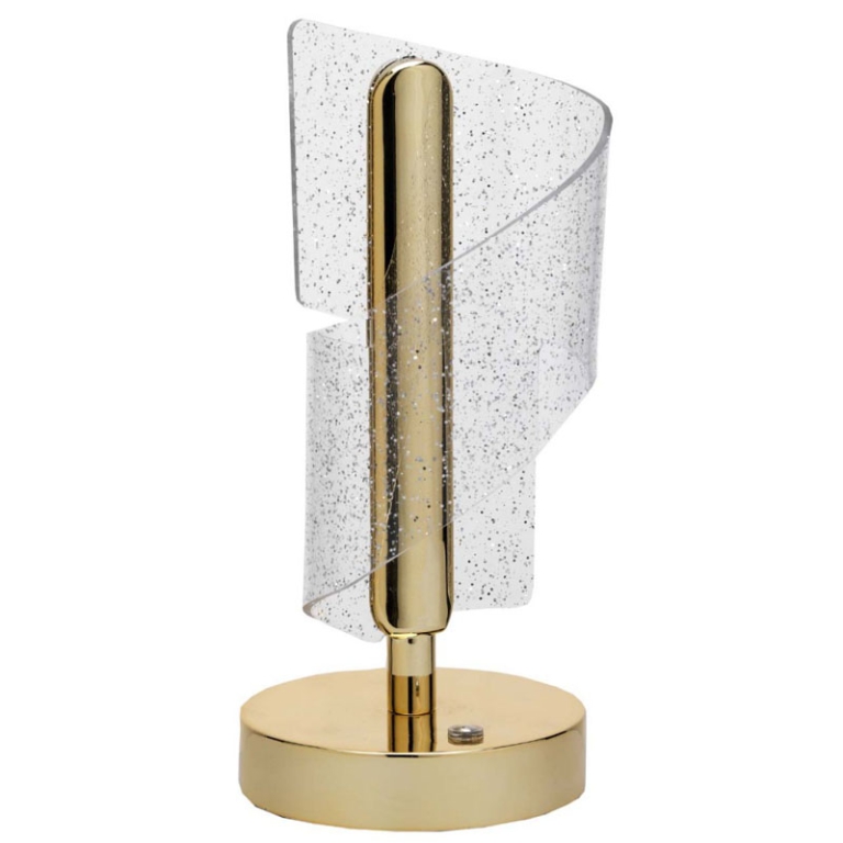 LAMPADA H23CM LED COLOR  ORO RICARICABILE 3