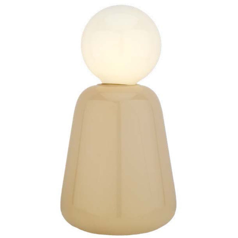 LAMPADA VASO VETRO H27CM CIPRIA CON LAMPADINA