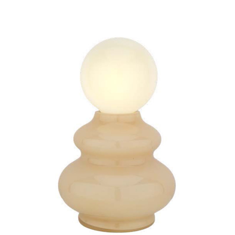 LAMPADA VASO VETRO H25CM CIPRIA CON LAMPADINA