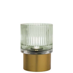 LAMPADA VETRO H11CM SALVIA A BATTERIA