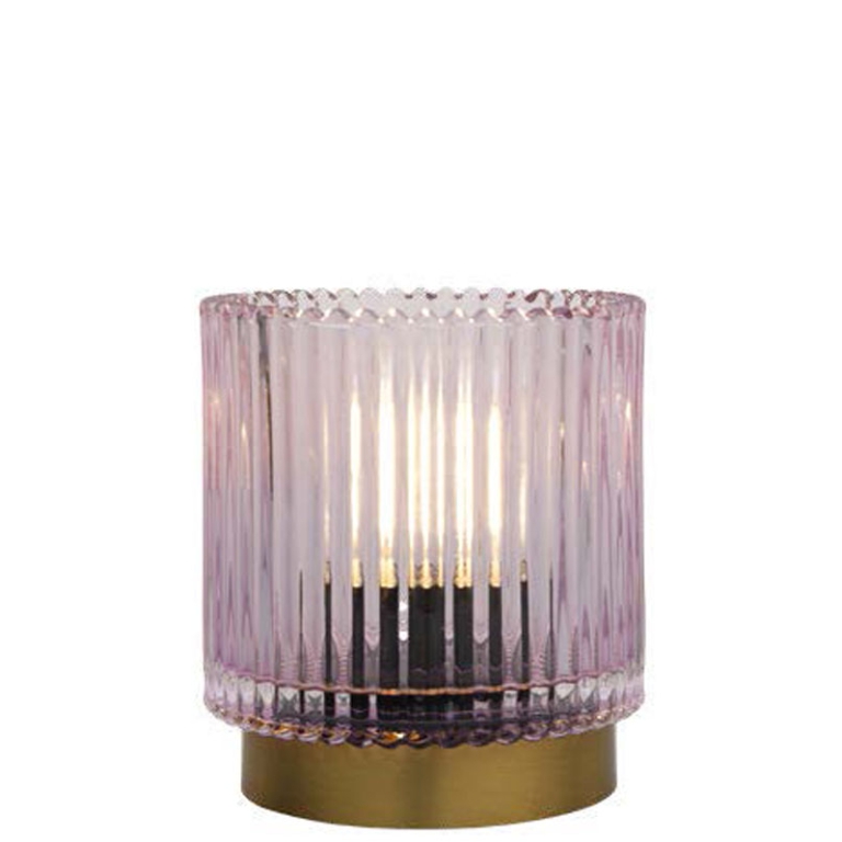 LAMPADA VETRO H12CM CIPRIA A BATTERIA 2