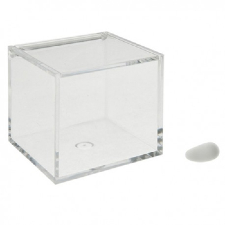 SCATOLA PLEX TRASPARENTE 8X8X8CM 12PZ