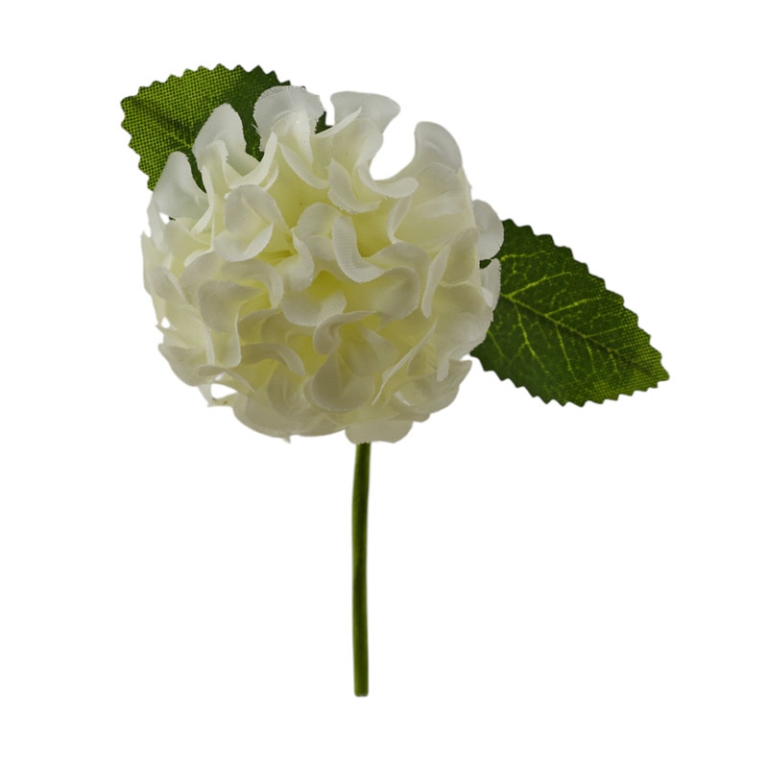 RAMETTO ORTENSIA H13CM   12PZ PANNA