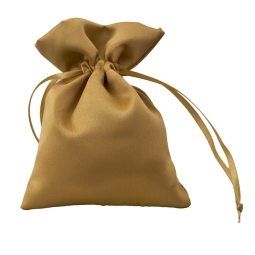 SACCHETTO RASO 12PZ 10X13CM ORO