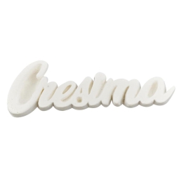 GESSETTO 12PZ SCRITTA    CRESIMA 4X1,2CM