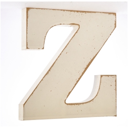 LETTERA Z LEGNO 1,9H10CM NATURALE