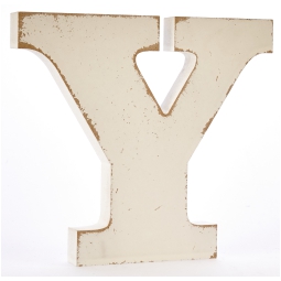 LETTERA Y LEGNO 1,9H10CM NATURALE