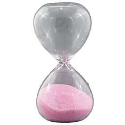 CLESSIDRA 3 MINUTI H8CM SABBIA ROSA