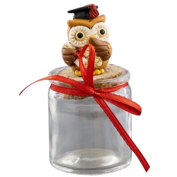 BARATTOLO GUFETTO LAUREA 4X4H9CM 6PZ