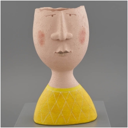 VISO UOMO A VASO         18X12X32