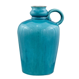 ORCIO TURCHESE 25X25H34CM GREEN ANTIQUE