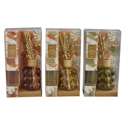 CONFEZIONE BOTTIGLIA E PROFUMO 200ML 3 ASSORTITI 14X9X22CM