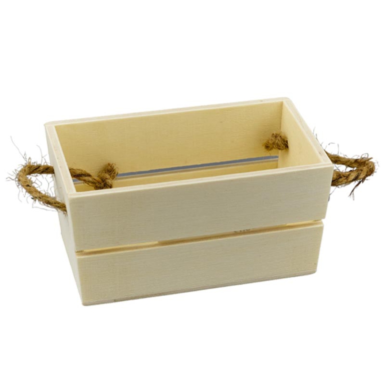CASSETTINA RETTANGOLARE  NATURALE 10X6X5CM