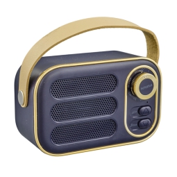 SPEAKER BLUETOOTH RADIO  RETRO 7,5X12X6CM BLU