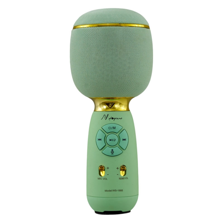 MICROFONO CASSA BLUETOOTH VERDE 2