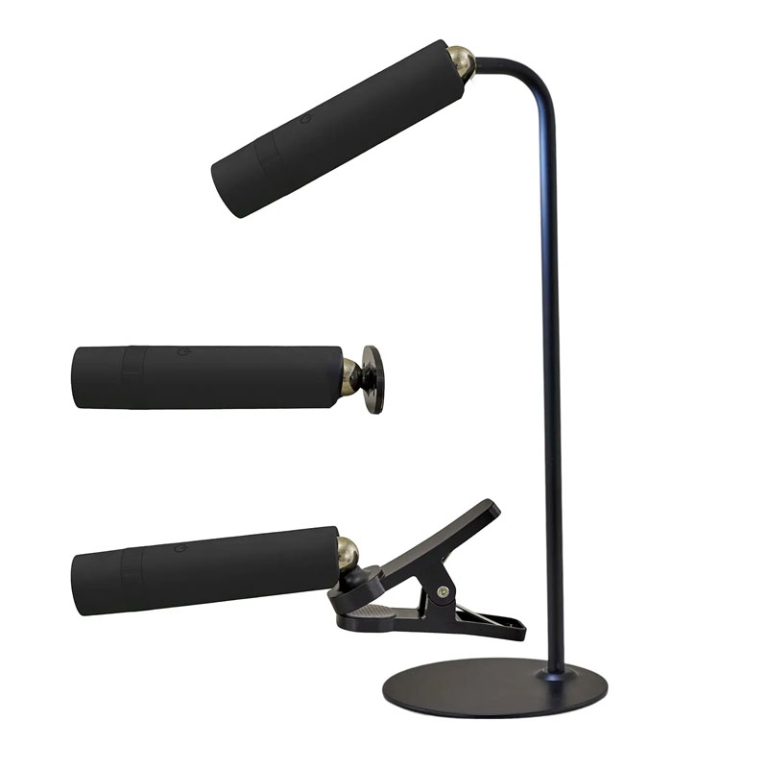 LAMPADA LED CIRCLE DA    LETTURA NERA