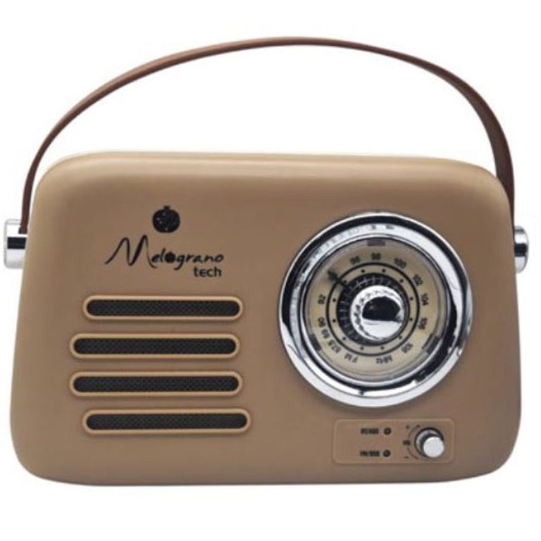 RADIO VINTAGE BLUETOOTH  TORTORA 22X9X19CM