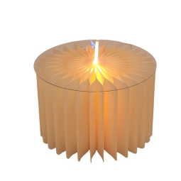 COLONNA CARTA BIANCA LED D30H20CM CON PLEXIGLASS