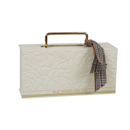 BORSA CARTONCINO         22X11X7CM CON MANICO