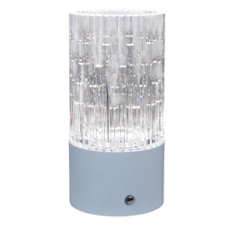 LAMPADA LED VASO BIANCO  CILINDRO D9H18CM