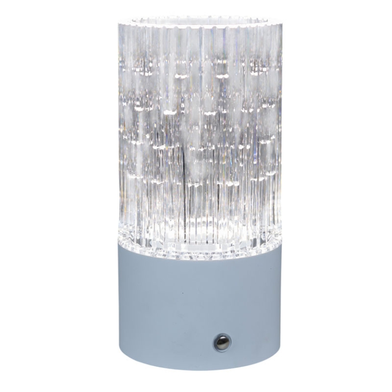 LAMPADA LED VASO BIANCO  CILINDRO D9H18CM