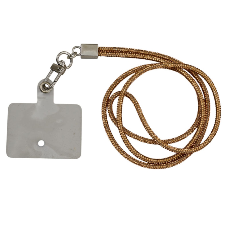 LACCETTO STRASS 45CM ORO 2