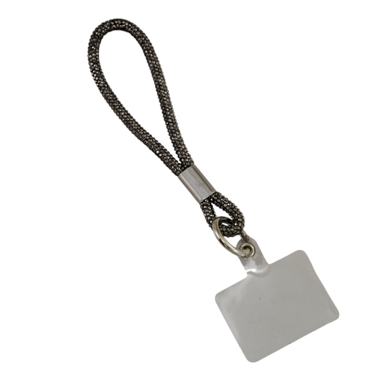 LACCETTO STRASS 17CM NERO 2