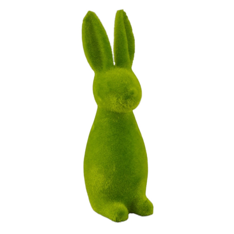 DECORO CONIGLIO VERDE    H30,5CM