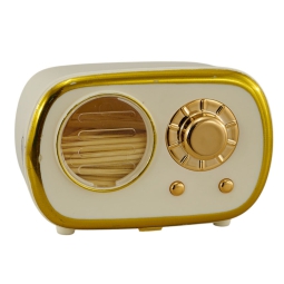 PORTASTUZZICADENTI RADIO BIANCO 7,5X4,5H5CM