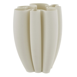 VASO CIOTOLA H30CM BIANCO OPACO