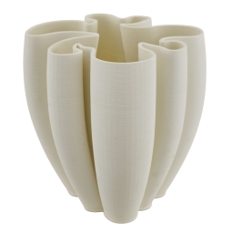 VASO CIOTOLA H24CM BIANCO OPACO