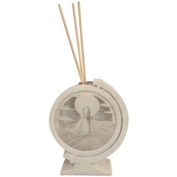 PROFUMATORE 11,5X9,5X3CM LED MAPPAMONDO SPOSI ORO