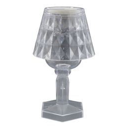 PORTACONFETTI LAMPADA CON LED D 6,5H11,5CM 6PZ