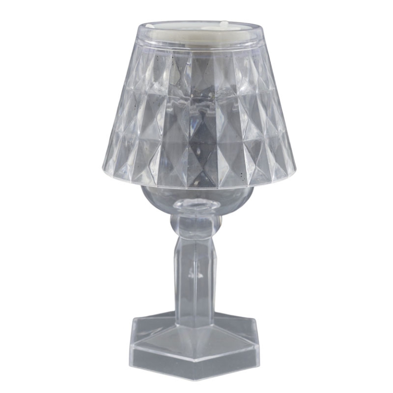 PORTACONFETTI LAMPADA CON LED D 6,5H11,5CM 6PZ