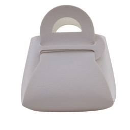 BORSETTA 12X13CM BIANCA  10PZ