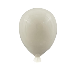 PALLONCINO DA MURO 15X11H9CM BIANCO