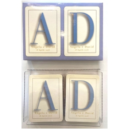 MAZZO CARTE GIOCO DOPPIO WEDDING STAMPATO