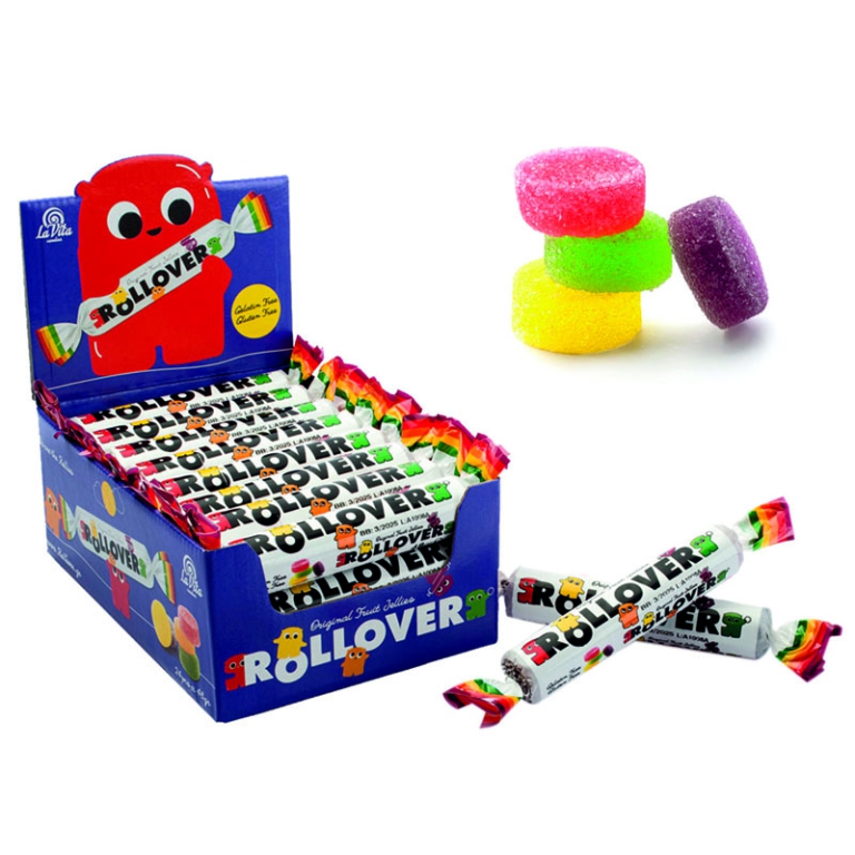 ROLLOVERS MIX FRUIT 24CF 48GR CARAMELLE EXPO BANCO