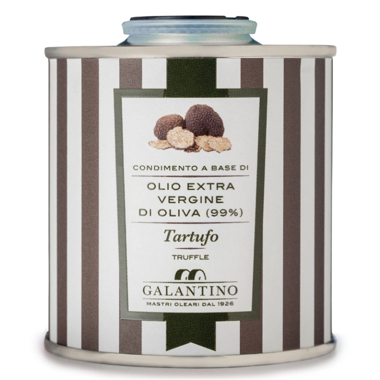 OLIO EXTRA VERGINE 100ML AROMATIZZATO TARTUFO LATTA