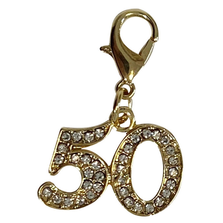 CIONDOLO 50° ANNIVERSARIO 3CM 12PZ