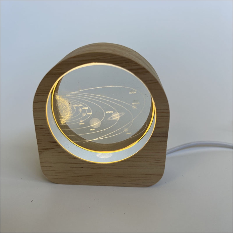 LAMPADA SFERA LED PIANETI H9CM 3