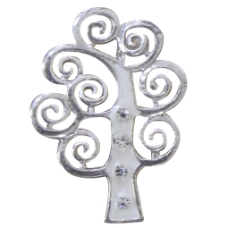 CIONDOLO ALBERO VITA 5PZ 2,9X1,8CM CON STRASS