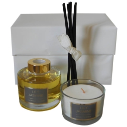 DIFFUSORE 150ML CON STICK+CANDELA LILY GIFTBOX