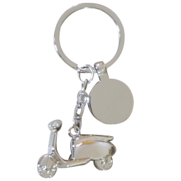 PORTACHIAVI L9CM VESPA   CON CHARMS METALLO