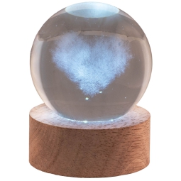 LAMPADA GLOBO D6CM CUORE NUVOLA GIFTBOX A BATTERIA