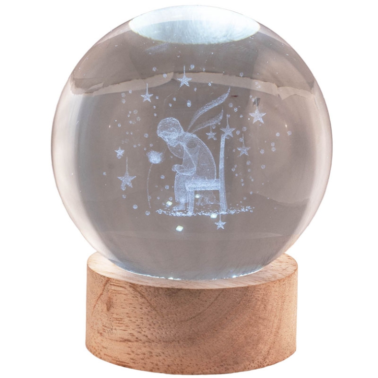 LAMPADA GLOBO D8CM PICCOLO PRINCIPE G.BOX BATTERIA