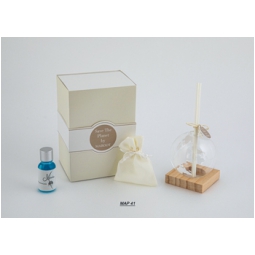 DIFFUSORE D8CM MONDO VETRO GIFTBOX