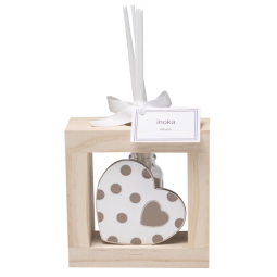 DIFFUSORE CUORE CON CORNICE LEGNO GIFTBOX