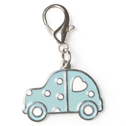 CIONDOLO AUTO BLU        4,5CM