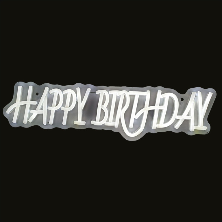 SCRITTA LED HAPPY BIRTHDAY 45X12CM
